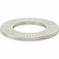Bsc Preferred 316 Stainless Steel Wedge Lock Washer for 1 Screw Size 1.100 ID 1.910 OD 91812A799